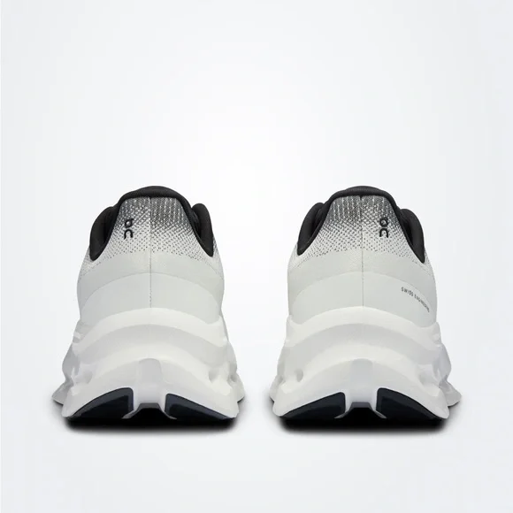 On Running Women's Athletic Shoes in Black and White - Picture 4 of 12